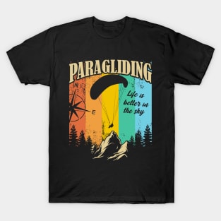 Paragliding Paraglider Mountains T-Shirt